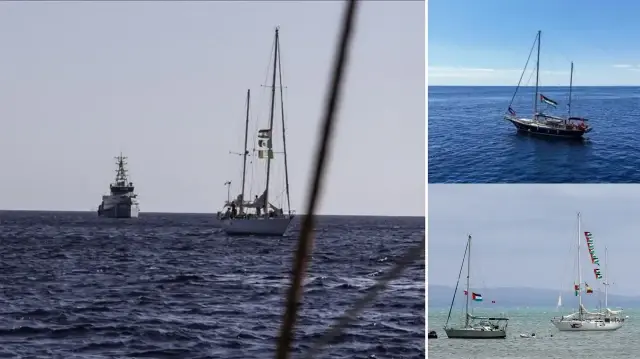 Türkiye, Akdeniz’deki Küresel Sumud Filosu bünyesinde Gazze’ye insani yardım taşırken su almaya başlayan bir teknedeki yolcuları tahliye etti.