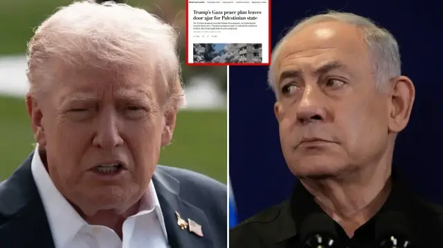 Trump'ın Gazze barış planının Filistin Devleti'ne giden yolu açacak maddeler içerdiği öne sürüldü.