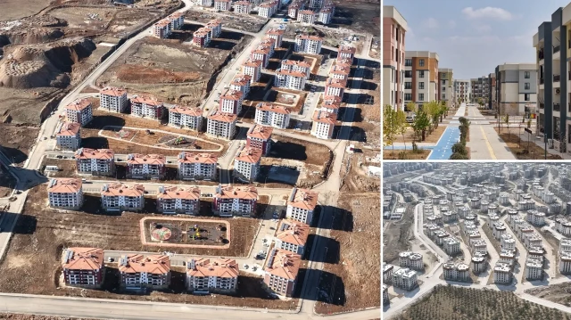 En sağlam zeminlerde, kentlerin tarihi ve kültürel dokusuna sahip çıkan bir şehircilik stratejisiyle saatte 23, günde 550 konut inşa ediliyor.