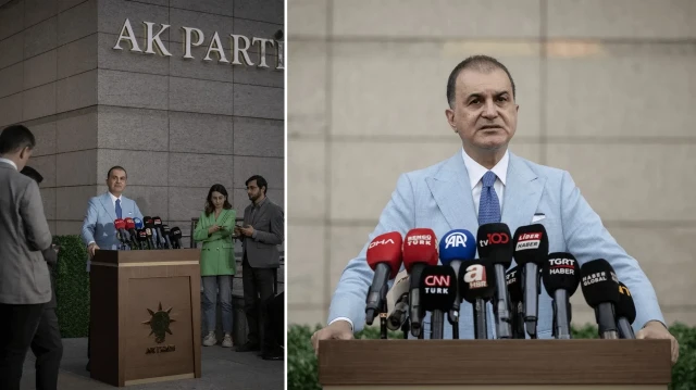 AK Parti Genel Başkan Yardımcısı ve Parti Sözcüsü Ömer Çelik, AK Parti Merkez Yürütme Kurulu (MYK) toplantısına ilişkin basın mensuplarına açıklamalarda bulundu.