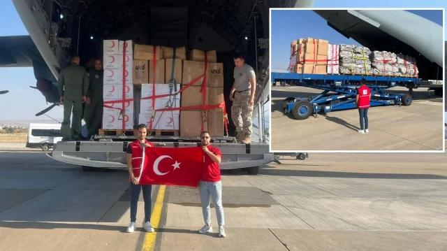 Kızılay, Afganistan halkına insani yardım ulaştırıyor.