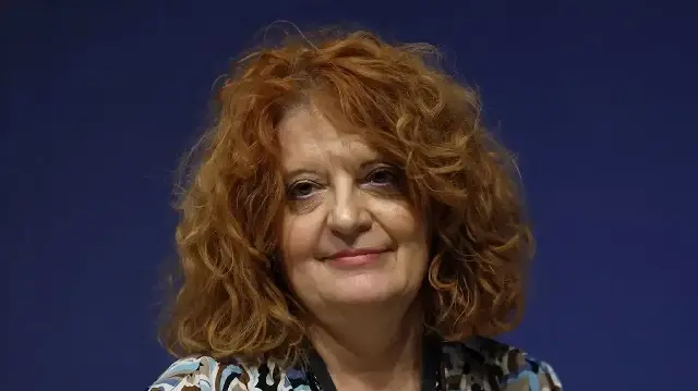 La procureure de Paris, Laure Beccuau, donne une conférence de presse sur les récentes attaques dans les prisons, à Paris, le 3 mai 2025.