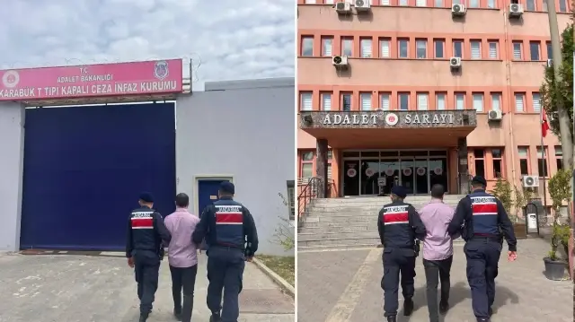 Camide yakalanan firari hükümlü, işlemlerin ardından tekrar cezaevine gönderildi