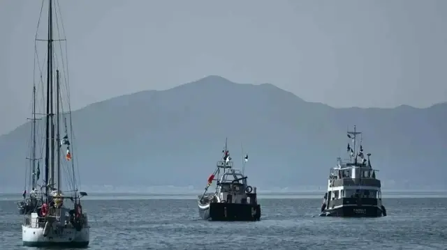 Sumud Filosu'ndan yapılan açıklamada İtalyan donanmasının filonun misyonunu engelleyemeyeceği vurgulandı.