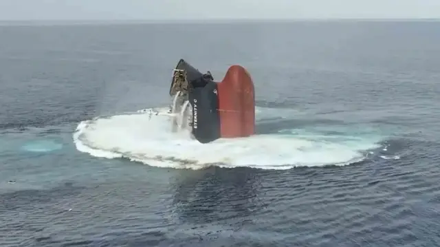 Le cargo exploité par la Grèce, "Eternity C", coulé le 14/07/2025 à la suite d’une attaque menée par les Houthis au Yémen