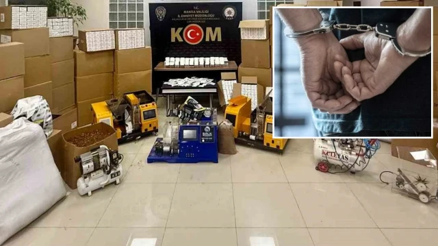 Manisa’da kaçakçılık operasyonu: 35 şüpheli gözaltına alındı