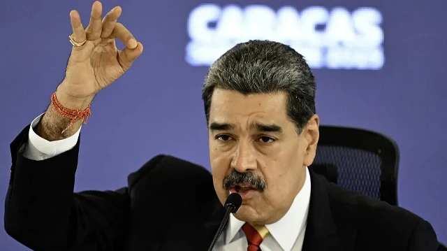 Le président vénézuélien Nicolas Maduro s'exprime lors d'une conférence de presse à Caracas le 1er septembre 2025.