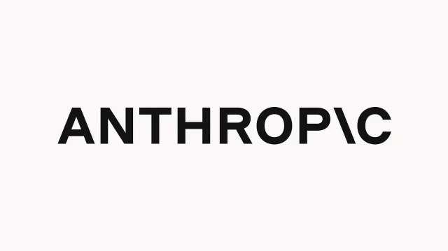Le logo du géant américain de l'intelligence artificielle Anthropic.