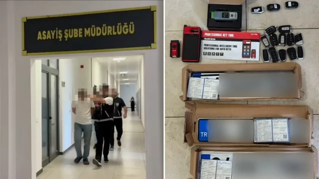 Araç hırsızlığında akılalmaz yöntem