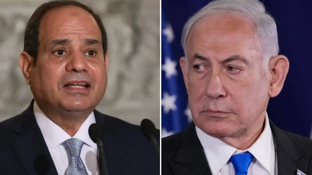 Sisi ve Netanyahu (Arşiv)