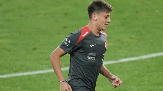 Antrenmandan Arda Güler.