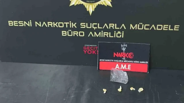 Ele geçirilen uyuşturucu.