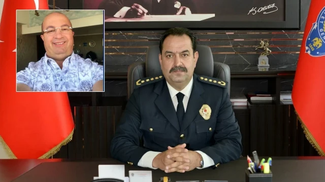 İş adamı Fazlı Şahan ile görevden uzaklaştırılan Antalya İl Emniyet Müdürü İlker Arslan.