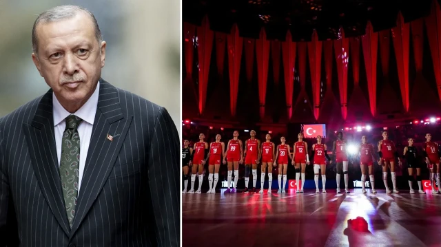 Cumhurbaşkanı Erdoğan, Filenin Sultanları için tebrik mesajı paylaştı.
