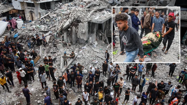 İsrail, Gazze Şeridi'nde yardıma ulaşabilmek için toplanan Filistinlileri hedef almaya devam ediyor. 
