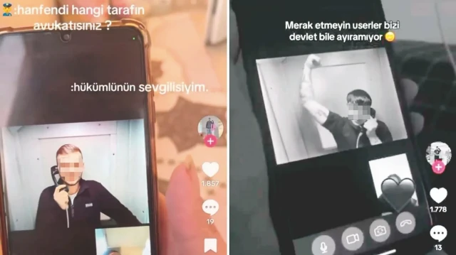 Bazı genç kızlar, cezaevindeki sevgilileriyle yaptıkları görüntülü konuşmaları “Şahane bir kalbi var” veya “Aslında suçsuz” gibi ifadelerle TikTok’ta paylaşıyor.