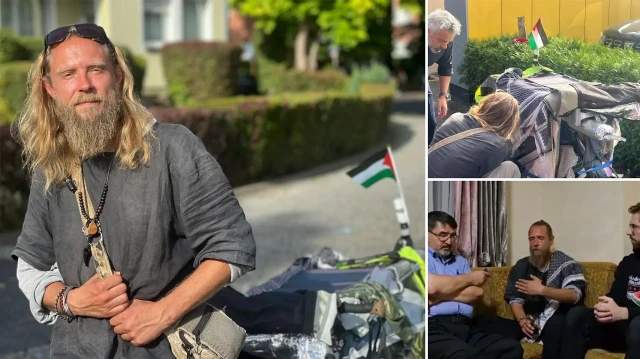 Norveçli anaokulu öğretmeni Qim Olsen, 5,5 aydır Gazze için yürüyor.