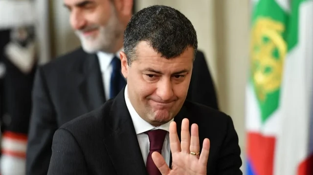 Le député italien Arturo Scotto, le 10 décembre 2016 au palais du Quirinal à Rome.