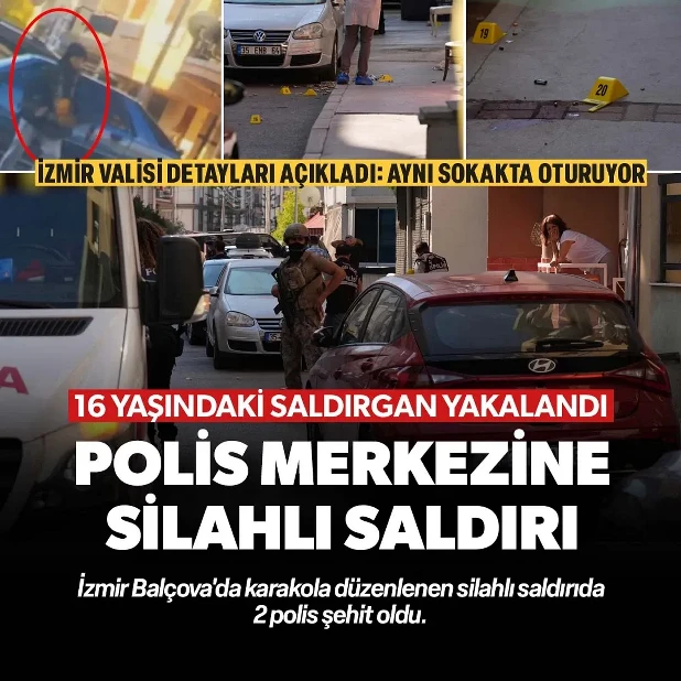 İzmir'de karakola silahlı saldırı
