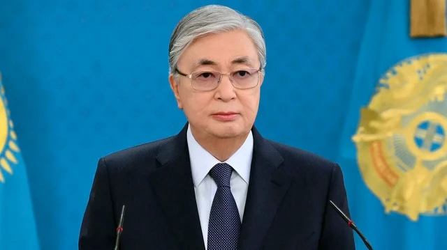 Le président du Kazakhstan Kassym-Jomart Tokaïev.