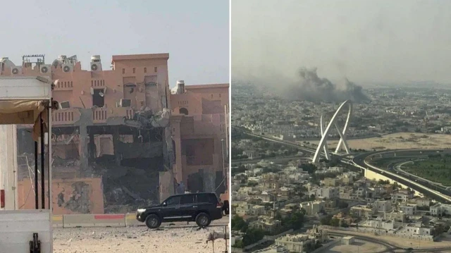 Katar'da hareketli anlar: Doha'da patlama sesleri duyuldu