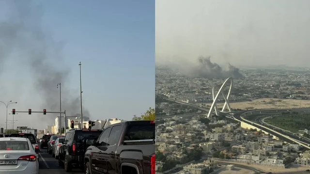 قطر میں اسرائیلی بمباری