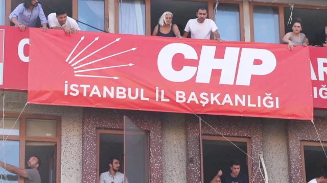 Bahçelievler'deki CHP İlçe Başkanlığı binası