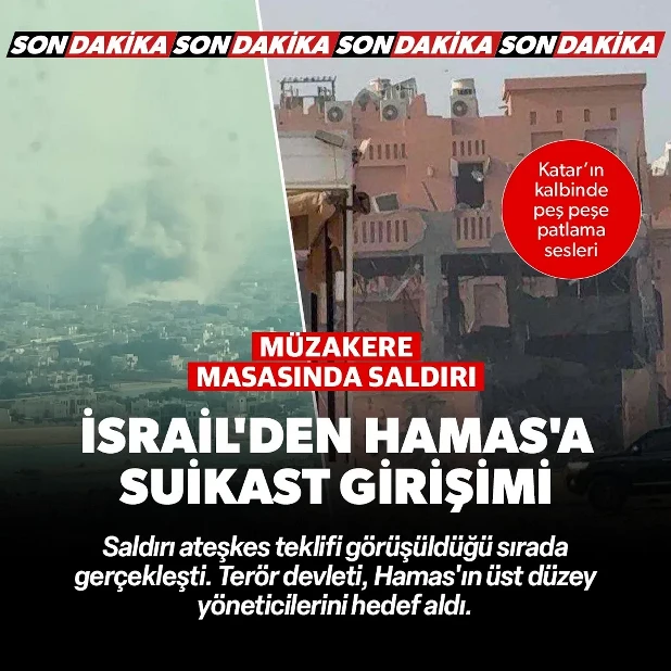 Katil İsrail'den Hamas'a suikast girişimi