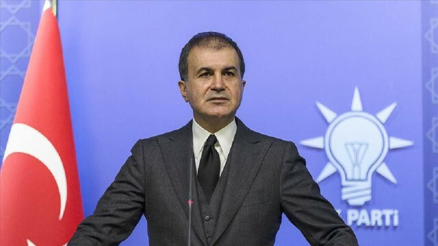 Turkey’s ruling Justice and Development Party spokesman Omer Celik 