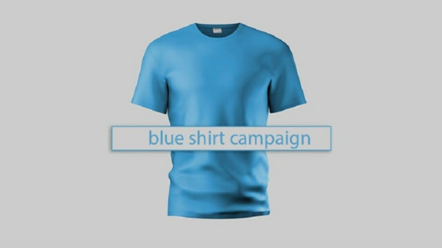 Myanmar protesters launch 'blue shirt campaign'

