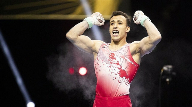 Turkish gymnast Adem Asil 