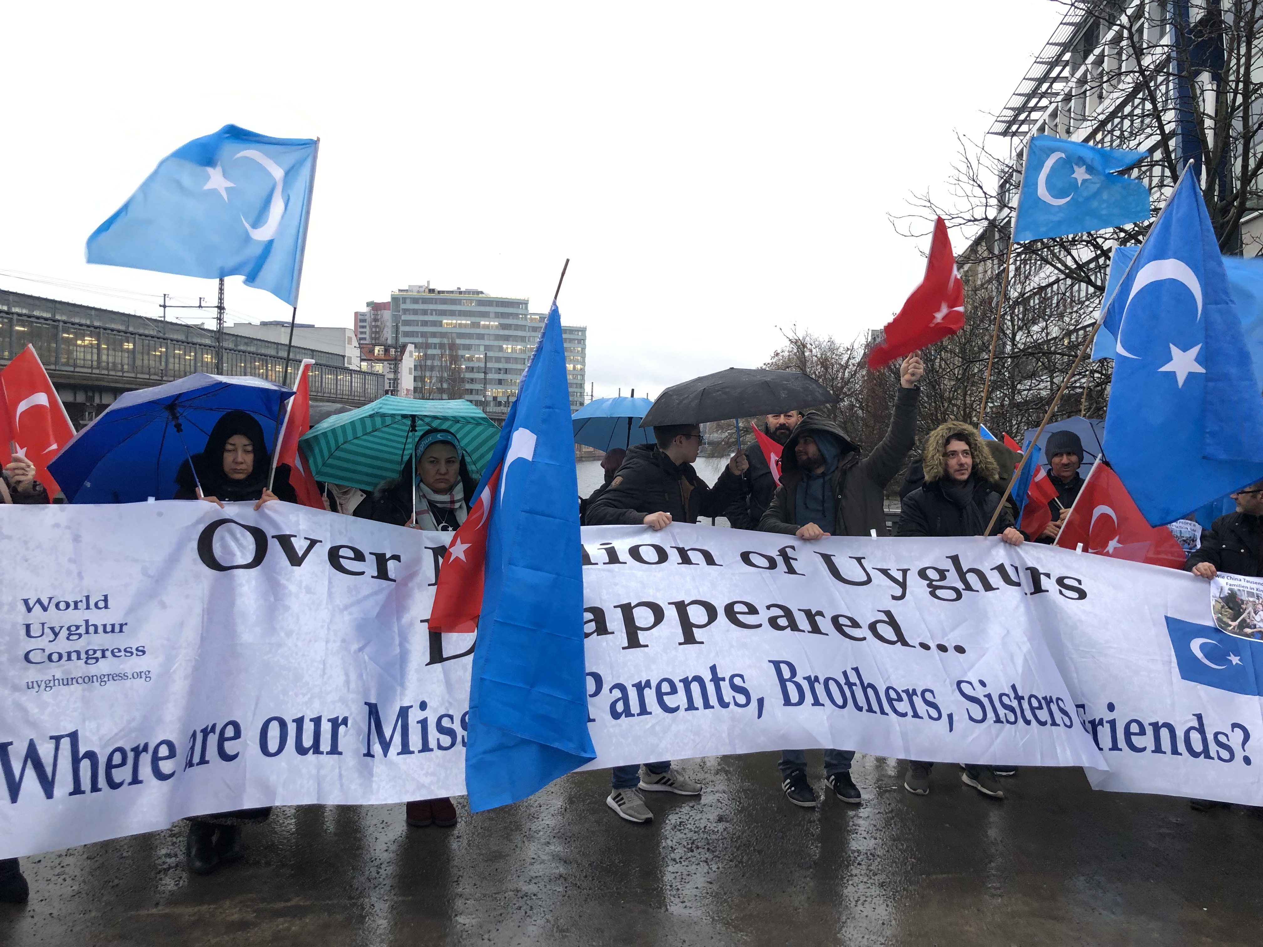 Protesters in Berlin voice solidarity with persecuted Uyghur Muslims