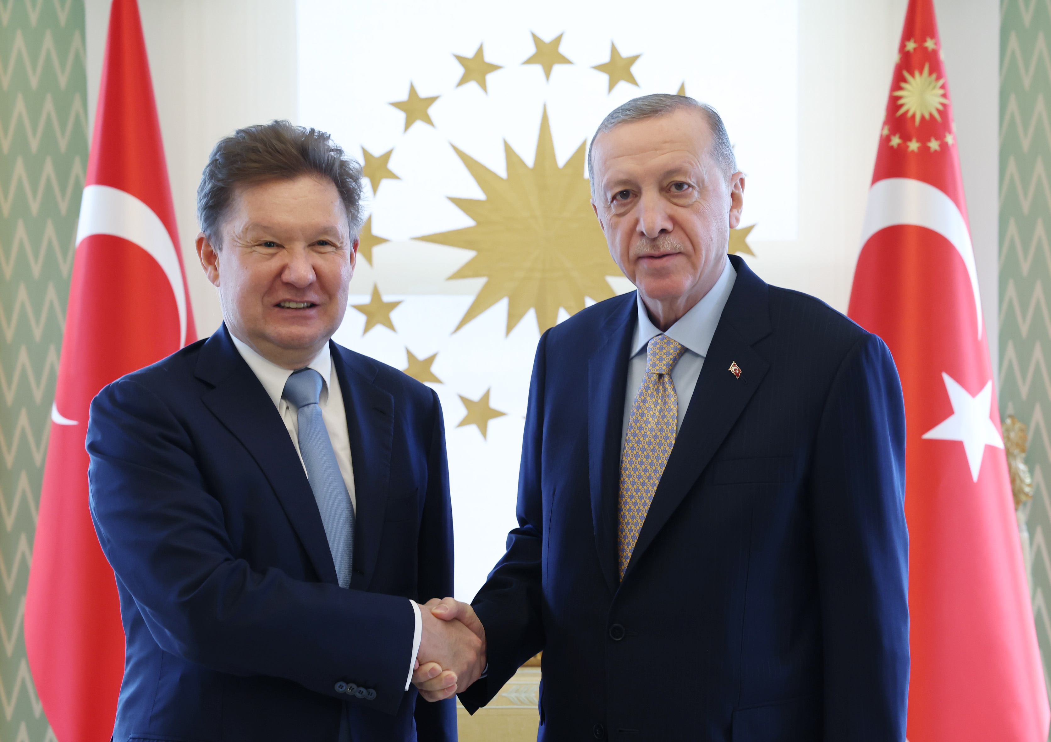 Cumhurbaşkanı Erdoğan Gazprom Başkanı ile görüştü: Gaz merkezi için kritik temas