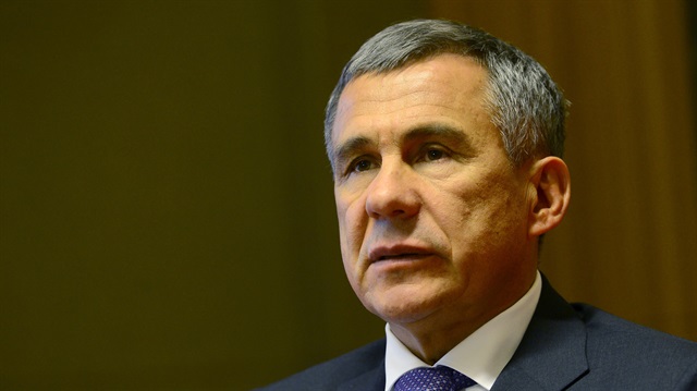Tataristan Cumhuriyeti Cumhurbaşkanı Rüstem Minnihanov.