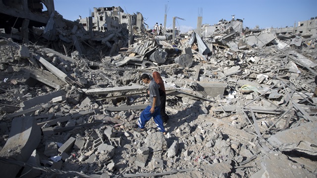İsrail saldırılarından sonra Gazze