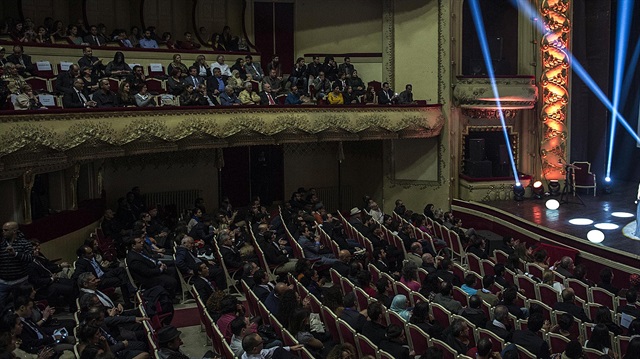 25. Uluslararası Kartaca Sinema Günleri kapanış töreni, Başkent Tunus'taki Tunus Belediye Tiyatrosu'nda düzenlendi. Törene, sinema dünyasından bir çok sanatçı katıldı. (Ahmet İzgi - Anadolu Ajansı)