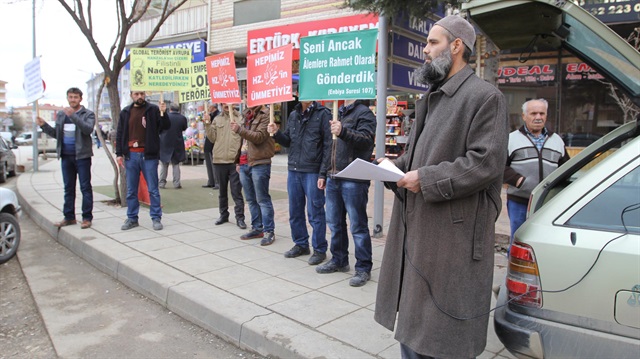 Kazan'da 'Charlie Hebdo' protestosu