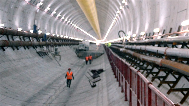 Fotoğraf: Avrasya Tüneli inşaatı