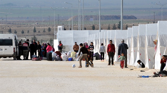 A refugee camp in Suruç, Şanlıurfa province, Turkey