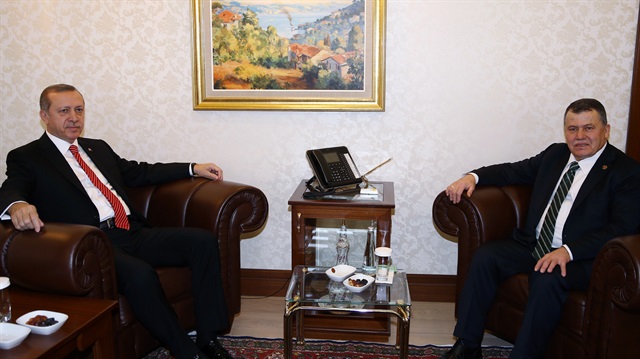 Cumhurbaşkanı Erdoğan, Yargıtay Başkanı Cirit'i Yargıtay Başkanlığı'nda ziyaret etti. 