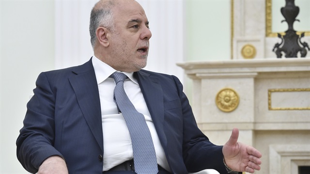 Iraqi Prime Minister Haider al-Abadi talks to Russian President Vladimir Putin (not pictured) during their meeting at the Kremlin in Moscow, Russia, May 21, 2015. Moscow and Baghdad are expanding military cooperation, Putin said on Thursday during talks with al-Abadi in the Kremlin. REUTERS/Kirill Kudryavtsev/Pool