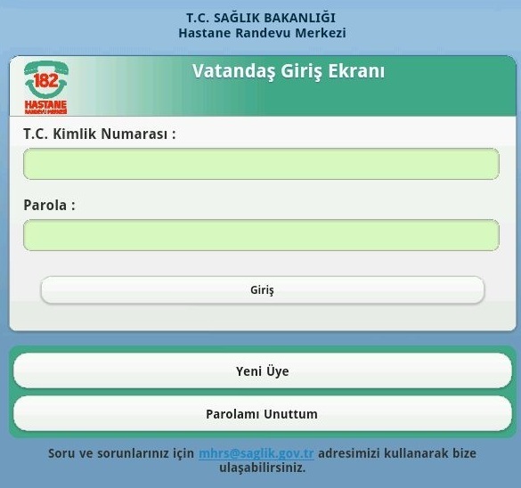 MHRS Giriş Yaparak Randevu Alma - 2016 MHRS Işlemleri | Son Dakika ...