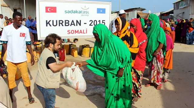 Sadakataşı Derneğinden Somalide kurban yardımı