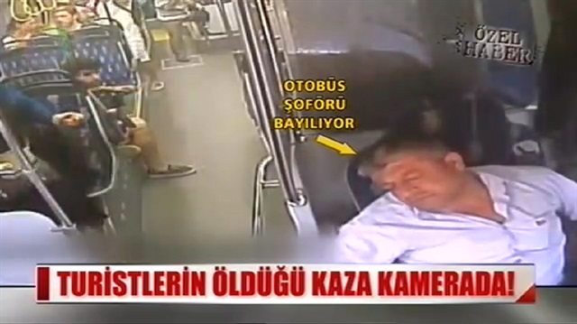 Kuveytli turistlerin öldüğü kaza kamerada