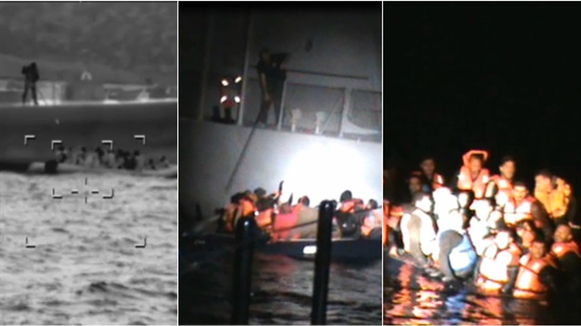 Greek coast guard sinks refugee boat; Turkey rescues all 58 refugees