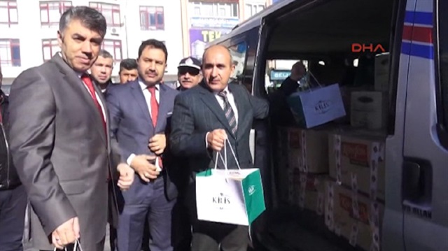 Kilisten Doğudaki güvenlik güçlerine 1 ton baklava