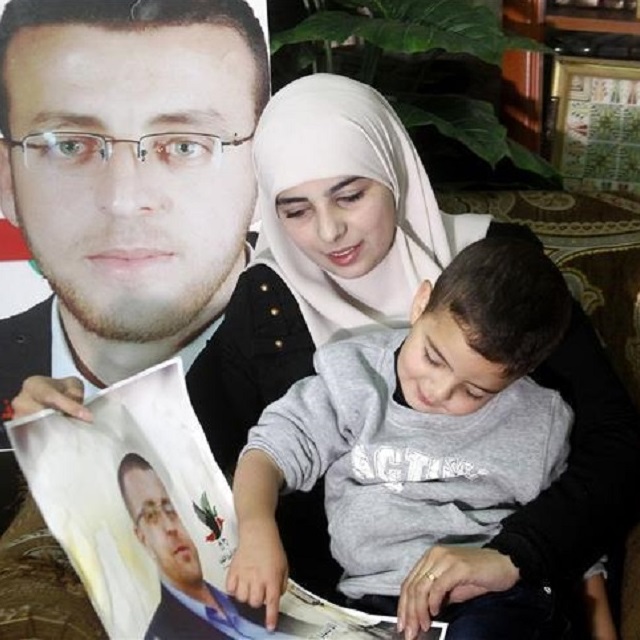 Wife of Palestinian hunger striker looks to Turkey for help