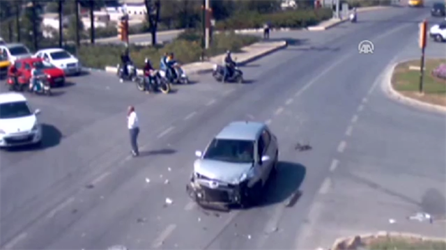 Bodrumdaki trafik kazaları MOBESEde