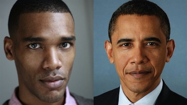 Oyuncu Parker Sawyers ve ABD Başbakanı Barrack Obama