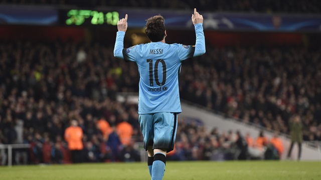 Lionle Messi bu sezon Şampiyonlar Ligi'nde 5 gol attı.